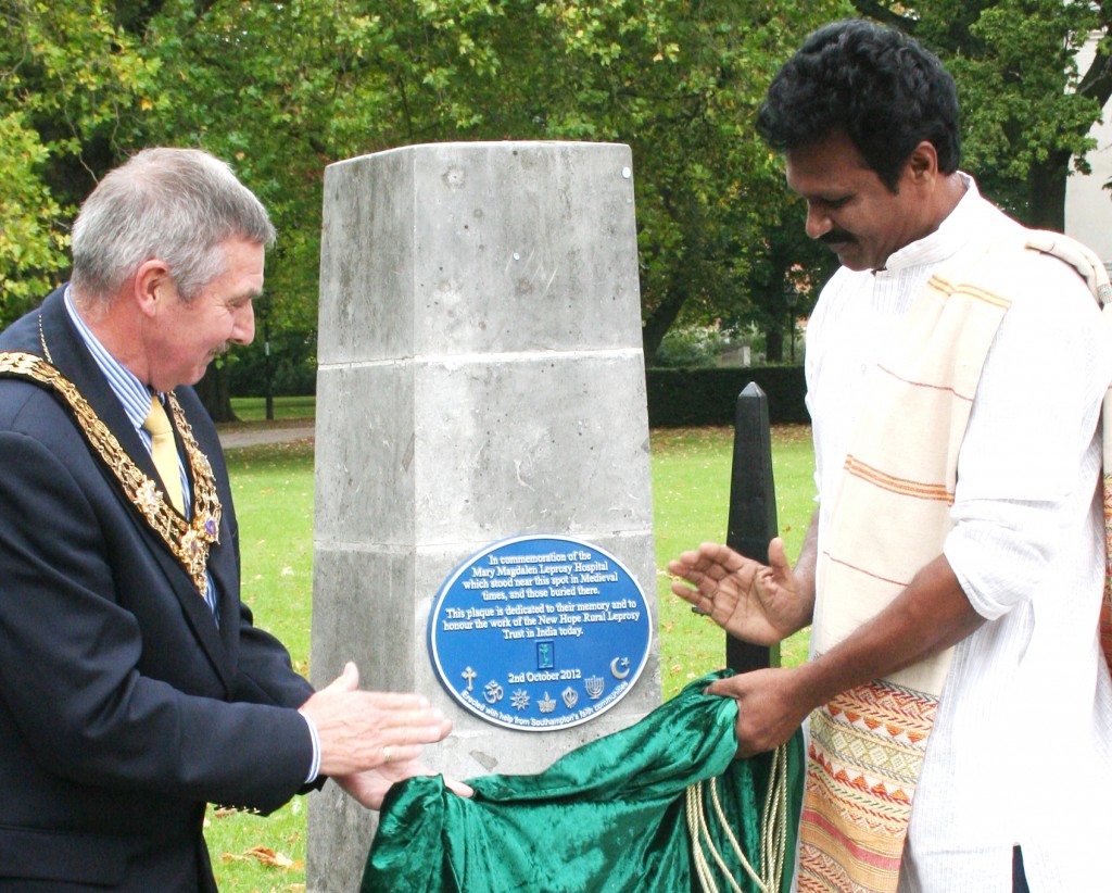 Medieval Leprosy Plaque | New Hope Rural Community Trust UK